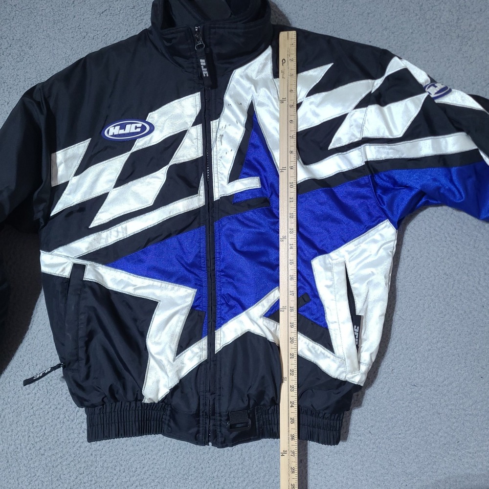 HJC Jacket Womens Medium Snowmobile Racing Dual Zip Quilted Lining - Picture 7 of 16